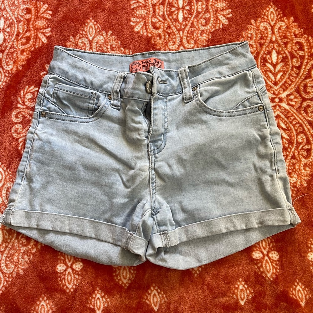 Wax Jean Shorts